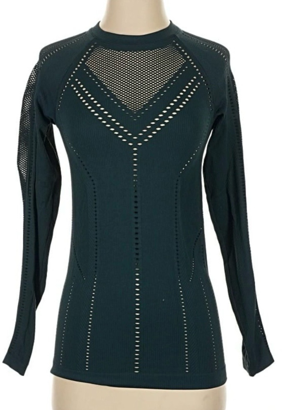 Athleta Oxygen Mesh Top in DarkTeal |Size Medium |Breathable